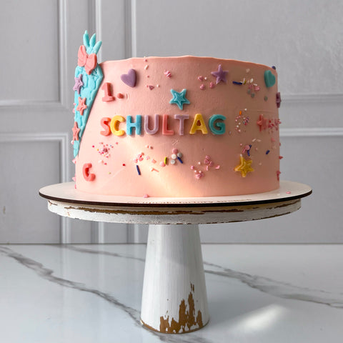 Bunte Torte "1. Schultag"