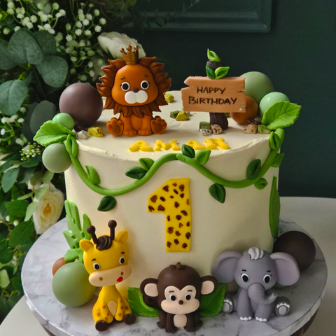 Kindergeburtstagstorten Safari-Abenteuer