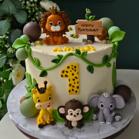 Kindergeburtstagstorten Safari-Abenteuer