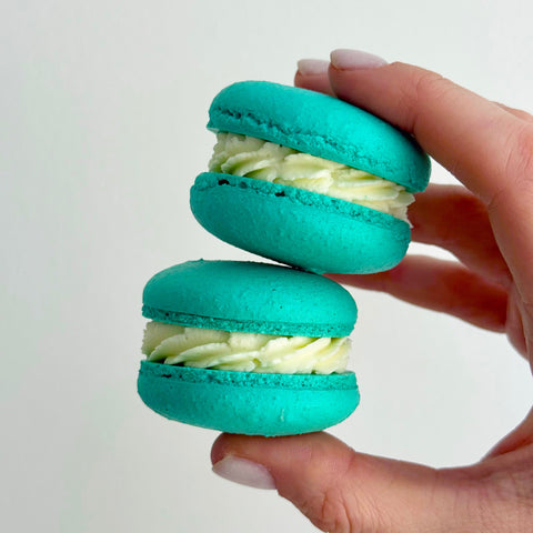 Personalisierte Macarons mit Logo