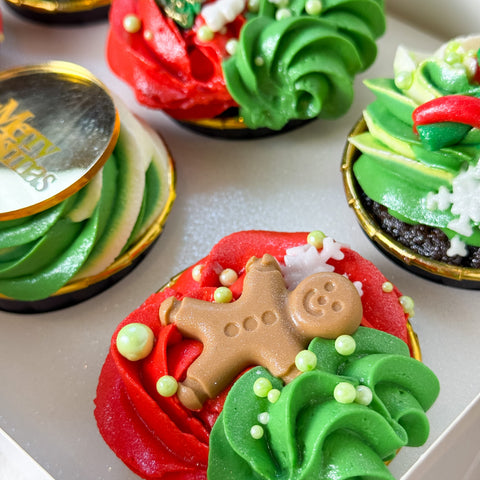 Weihnachtlichts-Cupcakes "Festliche Freude"