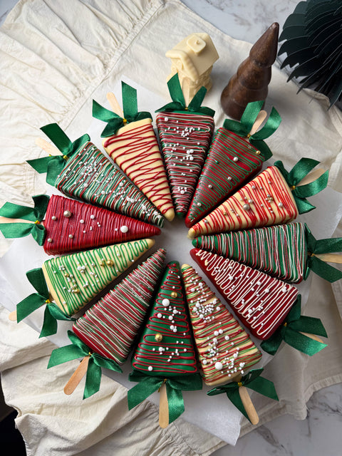 Cake Sicles "Weihnachtsfarben"